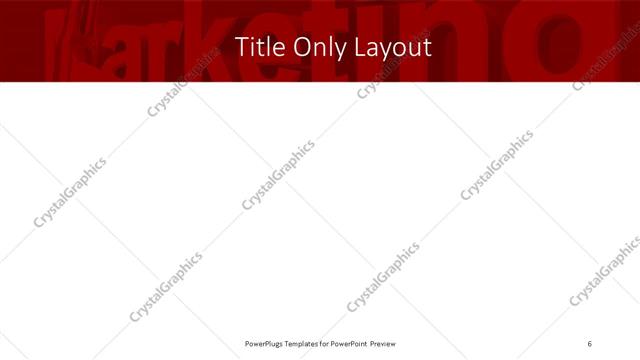 Title Only presentation slide layout