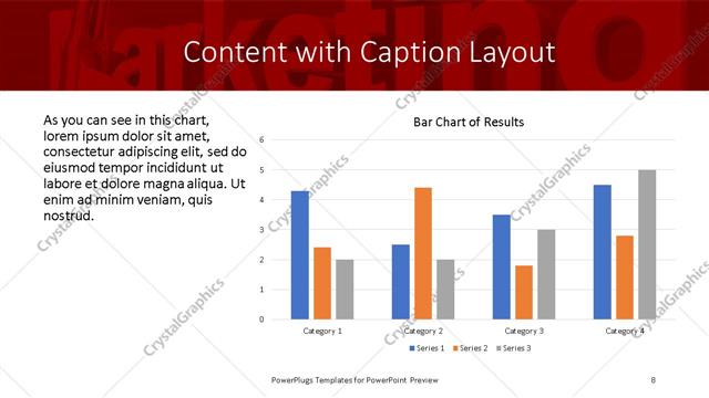 Content with Caption presentation slide layout
