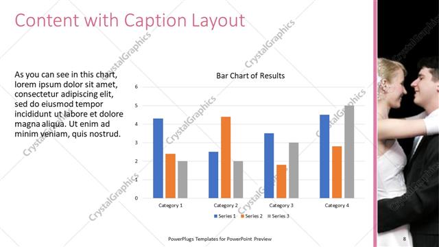 Content with Caption presentation slide layout