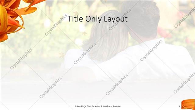Title Only presentation slide layout