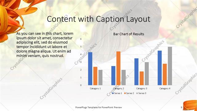 Content with Caption presentation slide layout