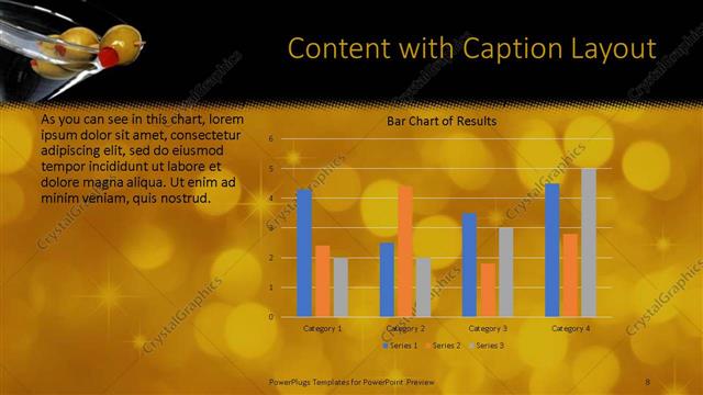Content with Caption presentation slide layout
