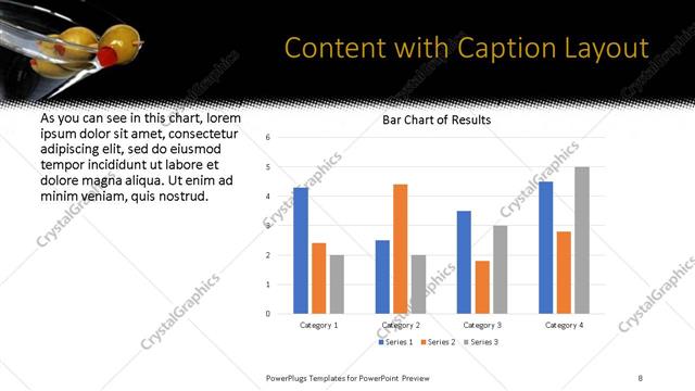 Content with Caption presentation slide layout
