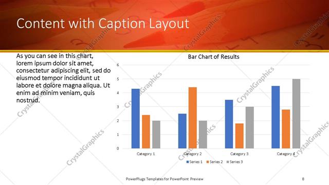 Content with Caption presentation slide layout