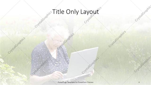 Title Only presentation slide layout