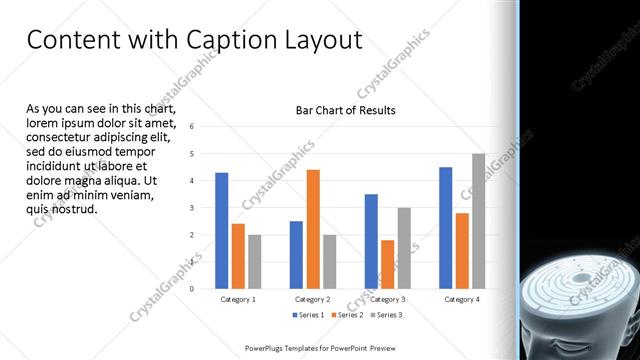 Content with Caption presentation slide layout