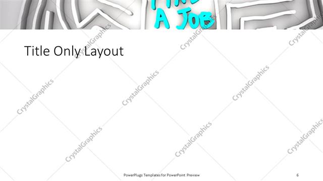 Title Only presentation slide layout