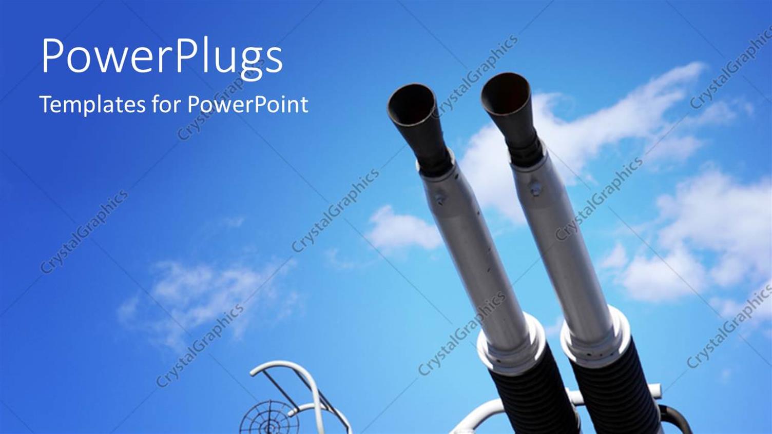 Featuring a Mechanical Canon with a Pair of Straight Double Barrels