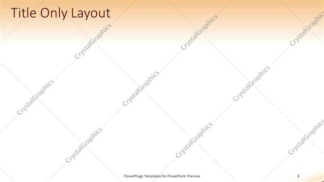 Title Only presentation slide layout