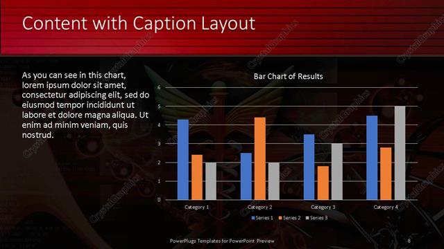 Content with Caption presentation slide layout