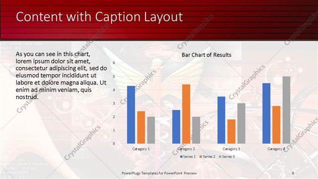 Content with Caption presentation slide layout