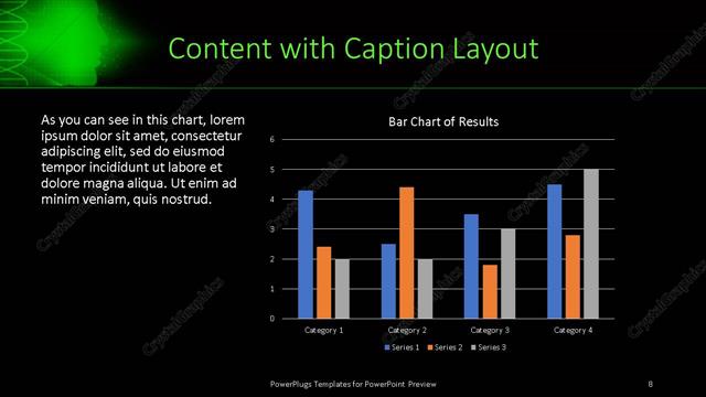 Content with Caption presentation slide layout