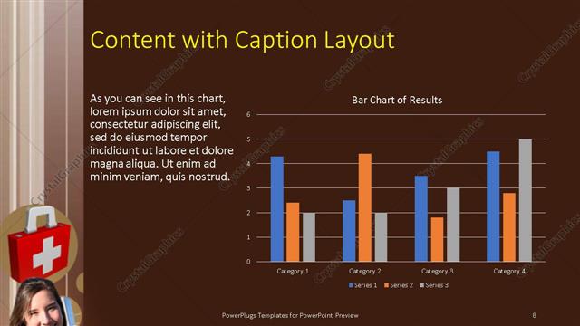 Content with Caption presentation slide layout