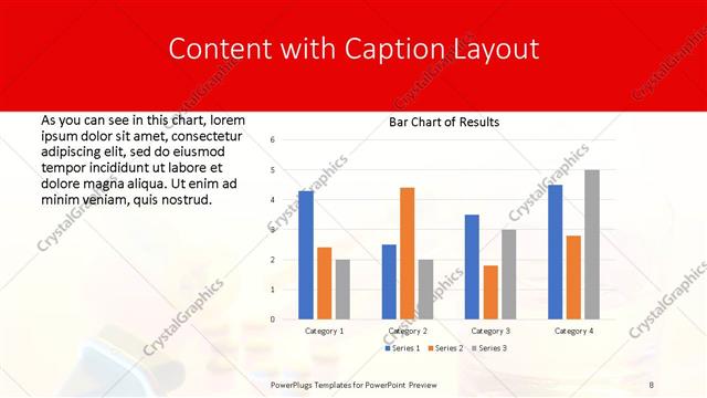 Content with Caption presentation slide layout