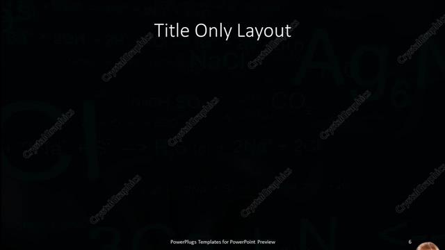Title Only presentation slide layout