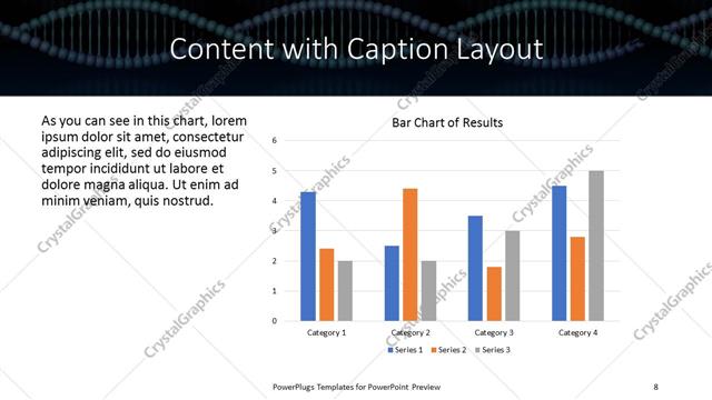 Content with Caption presentation slide layout