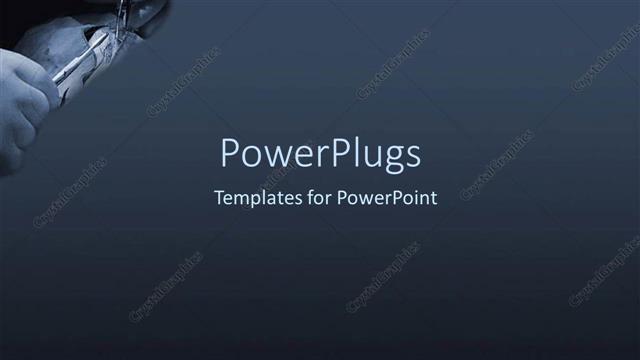  Presentation with suture - Medical doctor hands doing suture during surgical operation