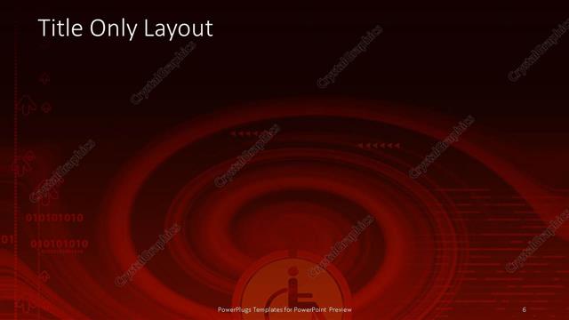 Title Only presentation slide layout