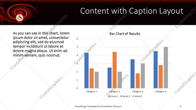 Content with Caption presentation slide layout
