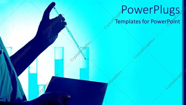  Presentation with tests - Medical research lab, technician performing lab tests