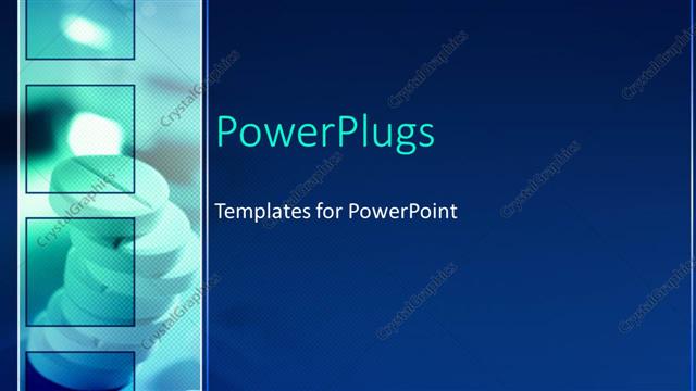  Presentation with medical pills - Medical theme with stack of pills and four icons with dark blue background