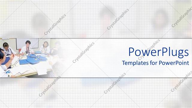  Presentation with staff meeting - Meeting of medical staff members with files