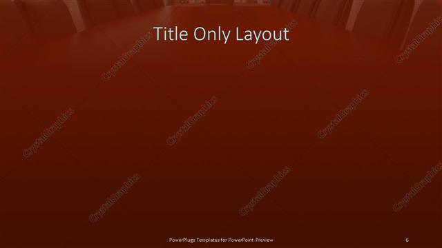 Title Only presentation slide layout