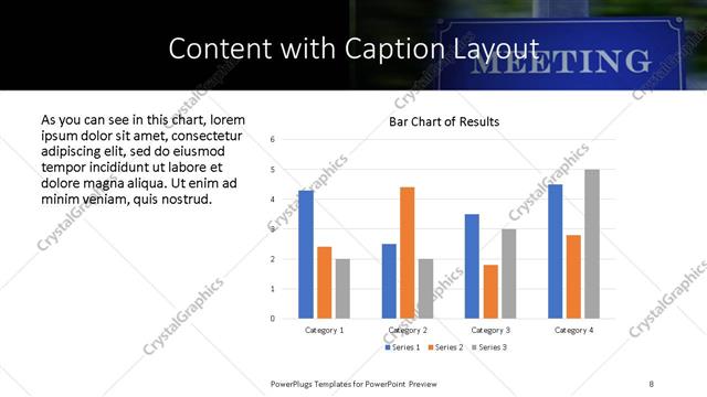 Content with Caption presentation slide layout