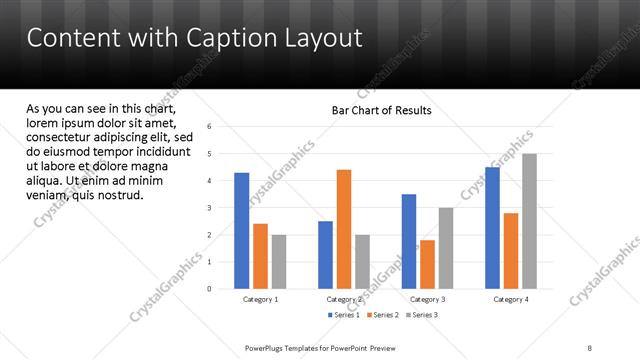 Content with Caption presentation slide layout