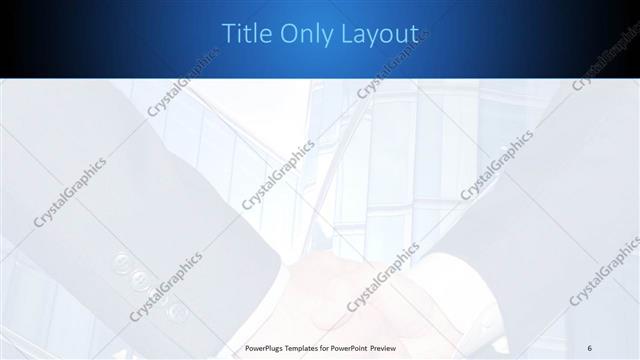 Title Only presentation slide layout