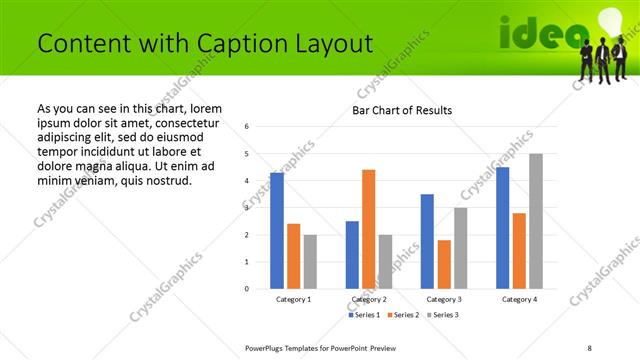 Content with Caption presentation slide layout