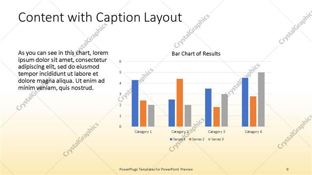 Content with Caption presentation slide layout