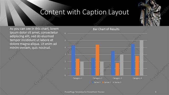Content with Caption presentation slide layout