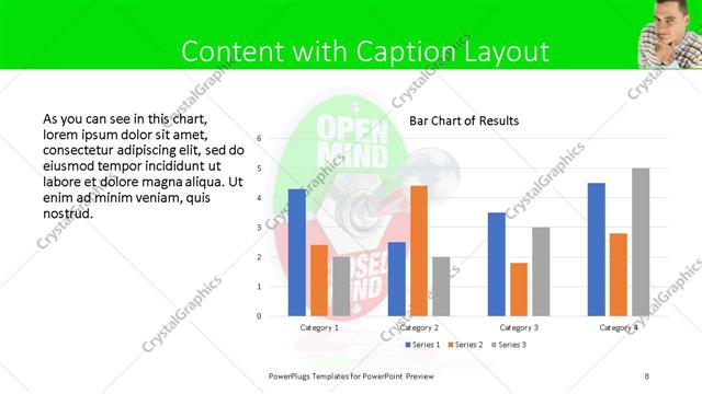 Content with Caption presentation slide layout