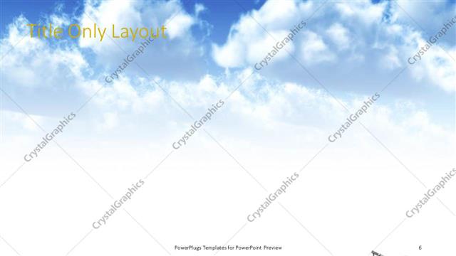 Title Only presentation slide layout