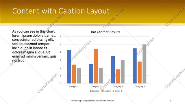 Content with Caption presentation slide layout
