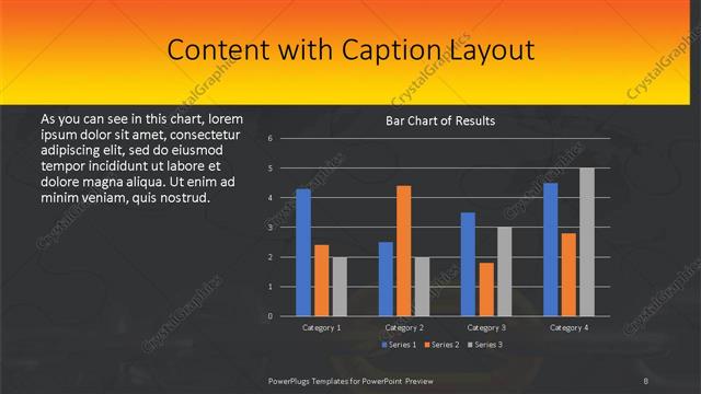 Content with Caption presentation slide layout