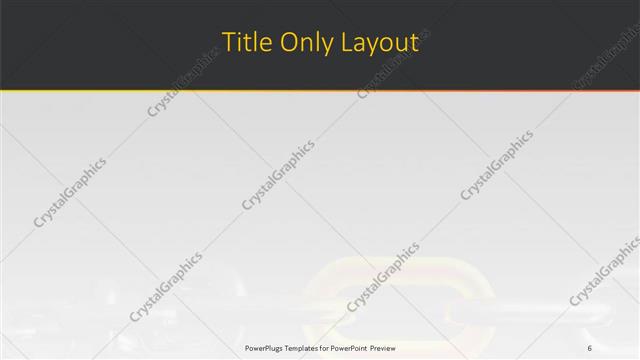 Title Only presentation slide layout