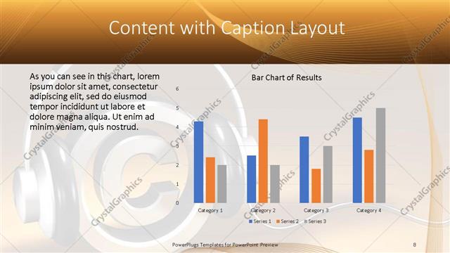 Content with Caption presentation slide layout