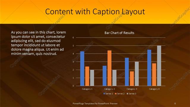 Content with Caption presentation slide layout