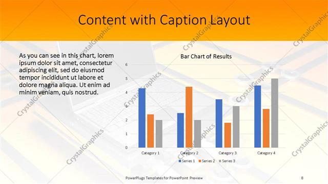 Content with Caption presentation slide layout