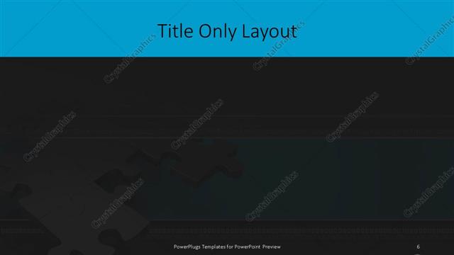 Title Only presentation slide layout