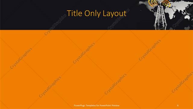Title Only presentation slide layout