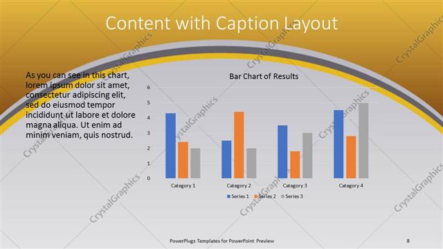Content with Caption presentation slide layout