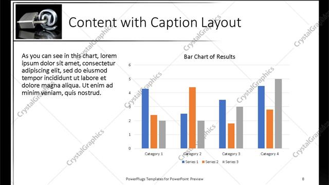 Content with Caption presentation slide layout