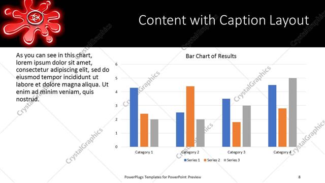 Content with Caption presentation slide layout