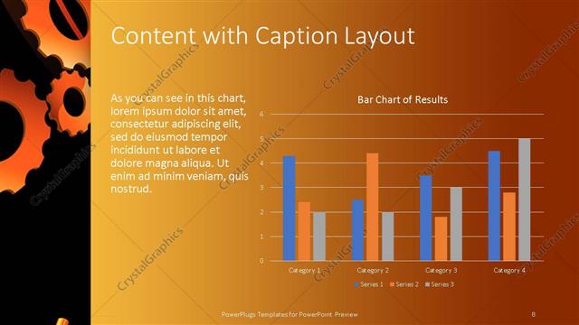 Content with Caption presentation slide layout