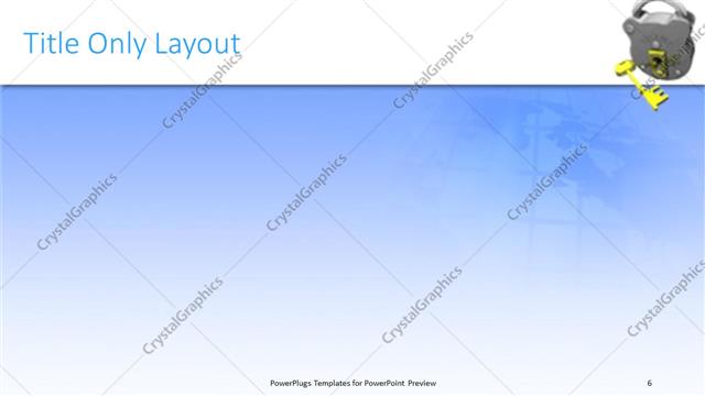 Title Only presentation slide layout