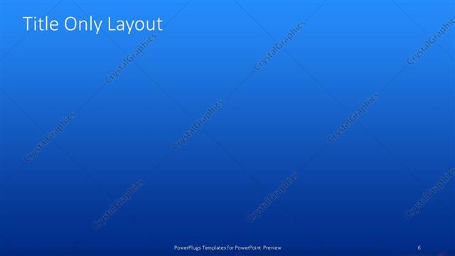 Title Only presentation slide layout