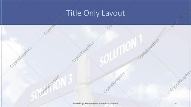 Title Only presentation slide layout